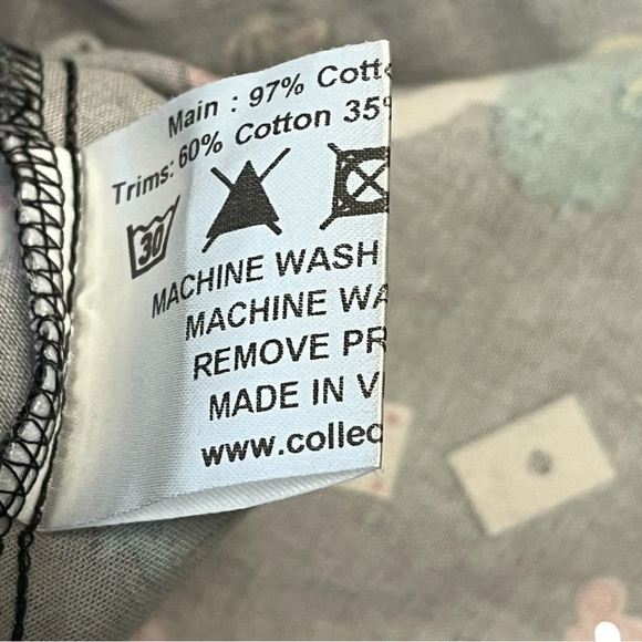 Collectif Peta in Wonderland Printed Swing Midi Dress Size US 10 - Picture 14 of 17